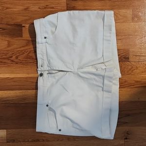 White jean shorts NY&CO